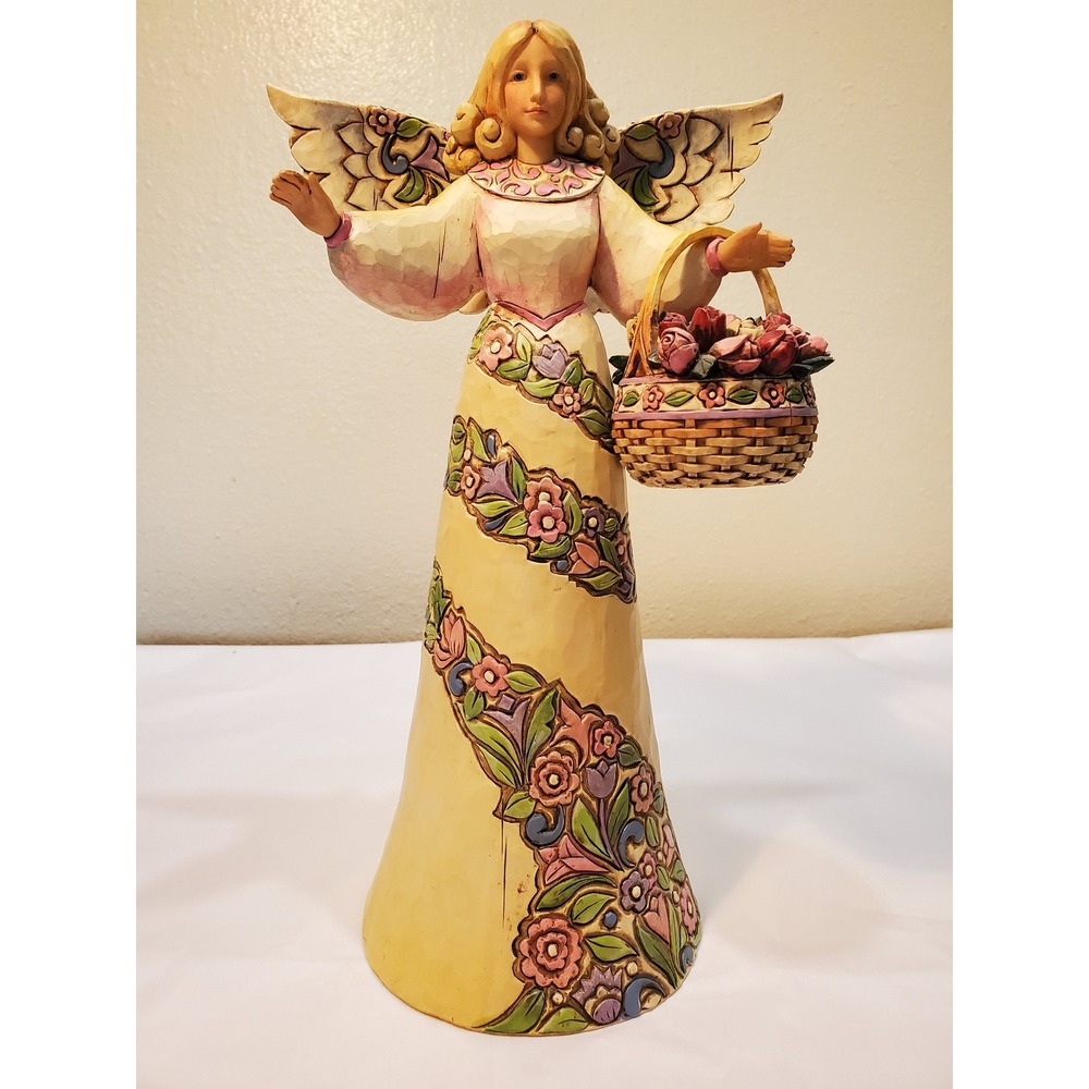 Jim Shore Heartwood Creek Peace In The Garden Angel Figurine 4007548 Enesco 2006